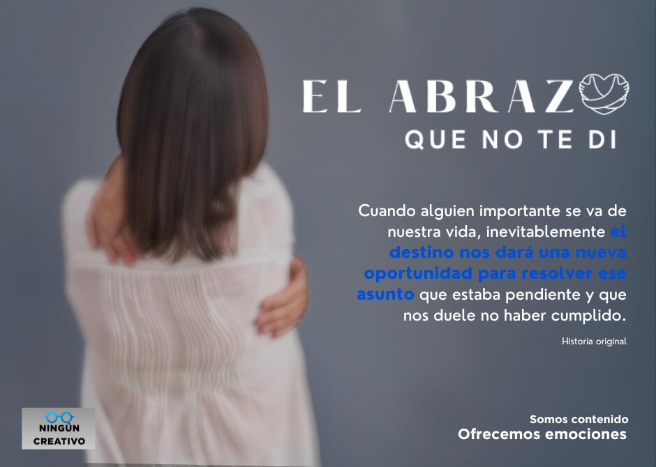 el abrazo que no te di